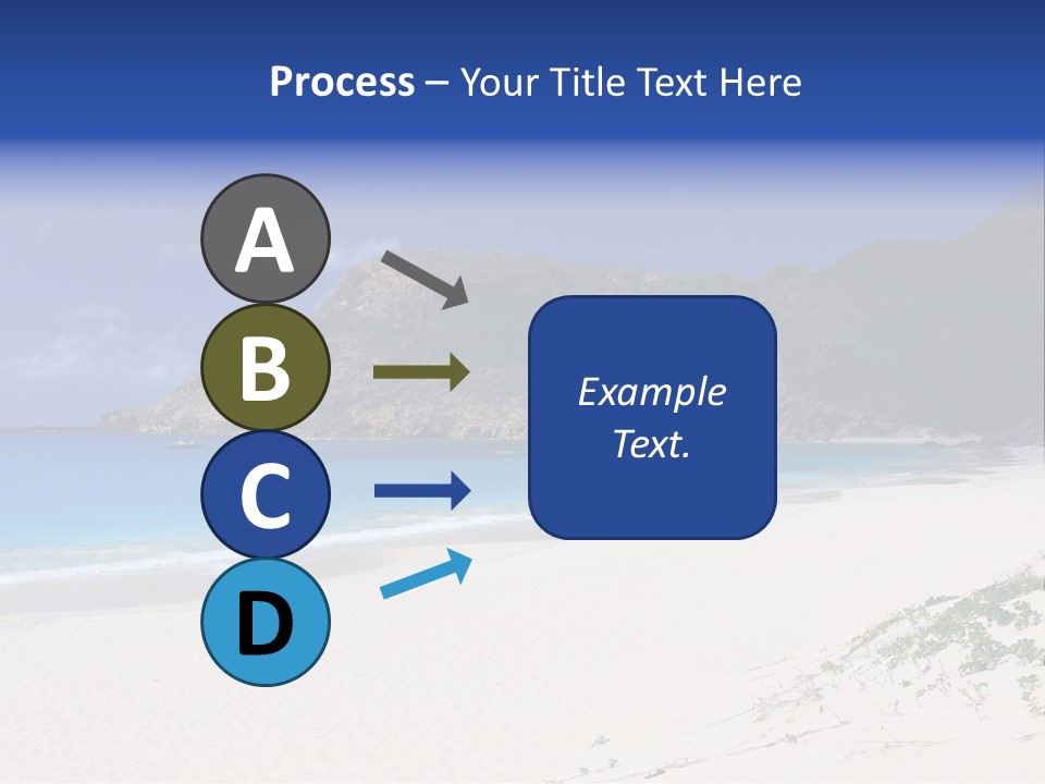 Azure Relaxing Saint Barths PowerPoint Template
