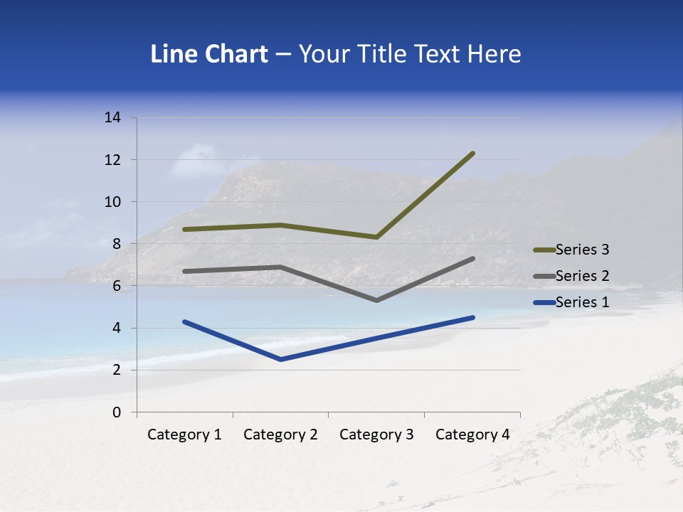 Azure Relaxing Saint Barths PowerPoint Template