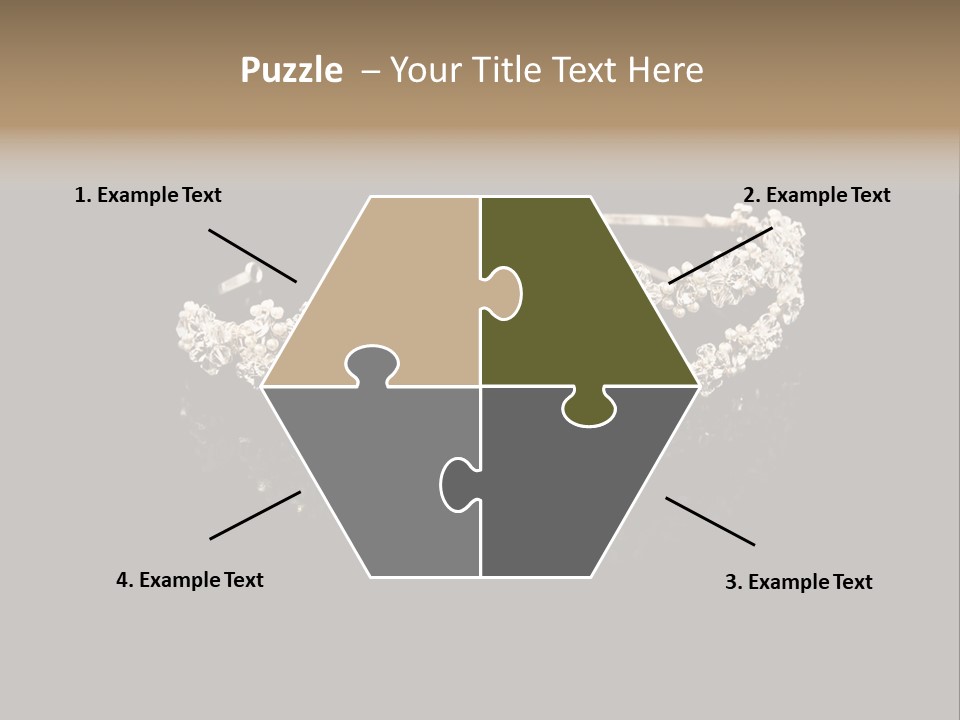 Costume Rhinestone Group PowerPoint Template