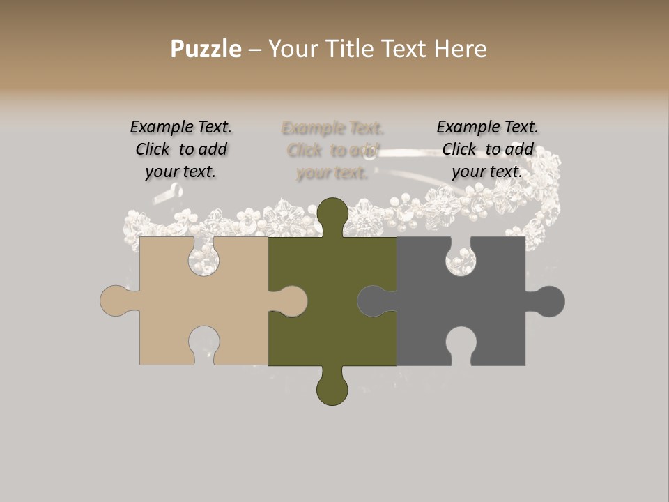 Costume Rhinestone Group PowerPoint Template