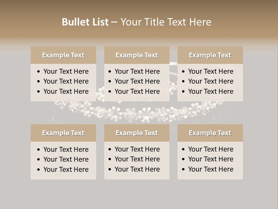 Costume Rhinestone Group PowerPoint Template