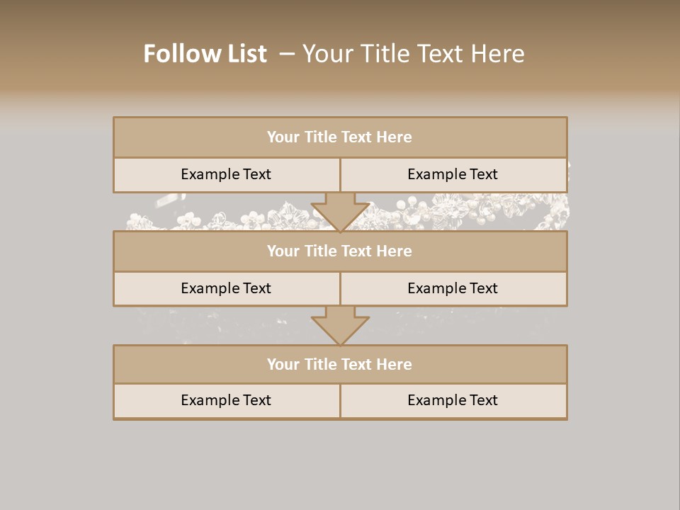 Costume Rhinestone Group PowerPoint Template