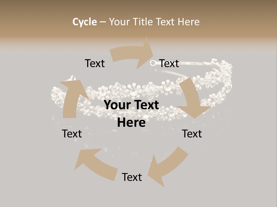 Costume Rhinestone Group PowerPoint Template