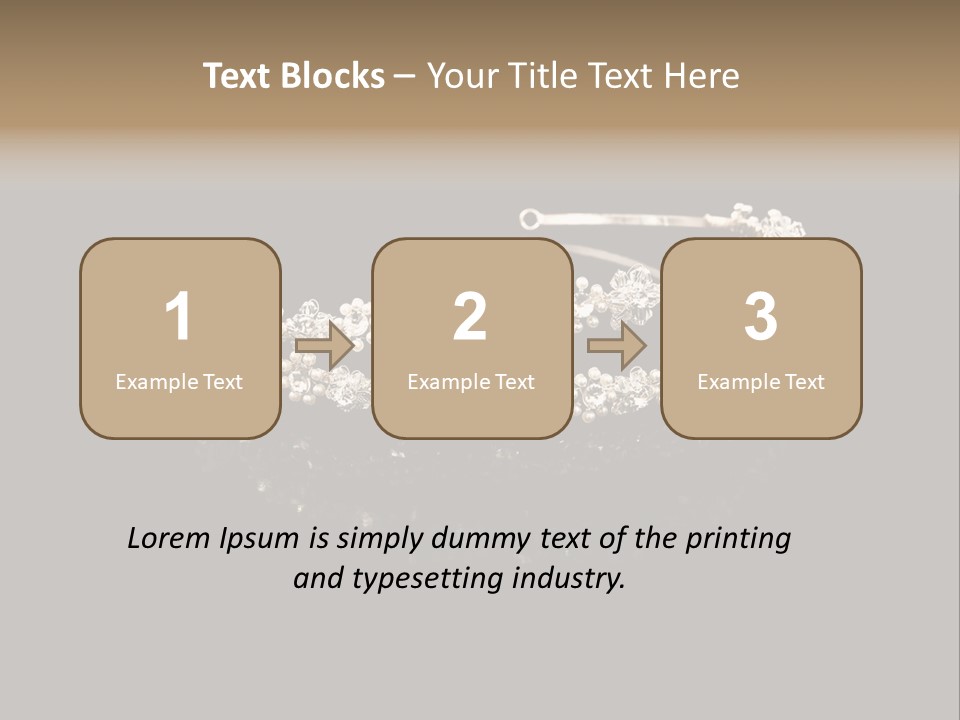 Costume Rhinestone Group PowerPoint Template