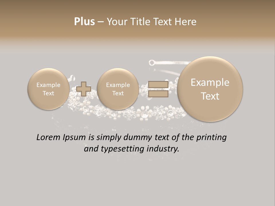 Costume Rhinestone Group PowerPoint Template