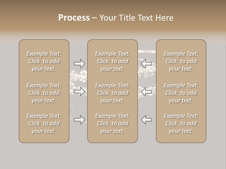 Costume Rhinestone Group PowerPoint Template