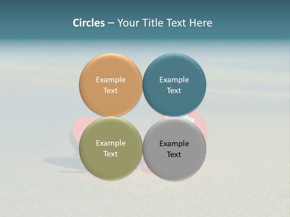 Big Island Glasses Red PowerPoint Template