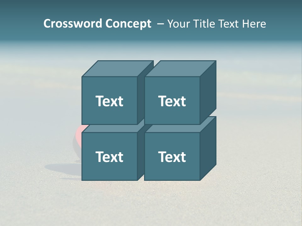 Big Island Glasses Red PowerPoint Template