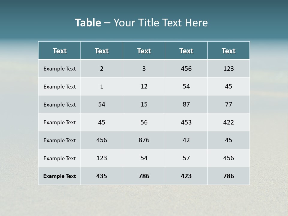 Big Island Glasses Red PowerPoint Template