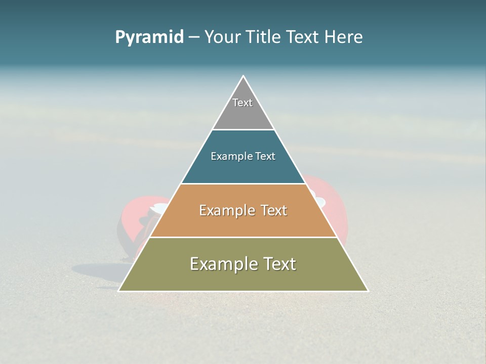 Big Island Glasses Red PowerPoint Template