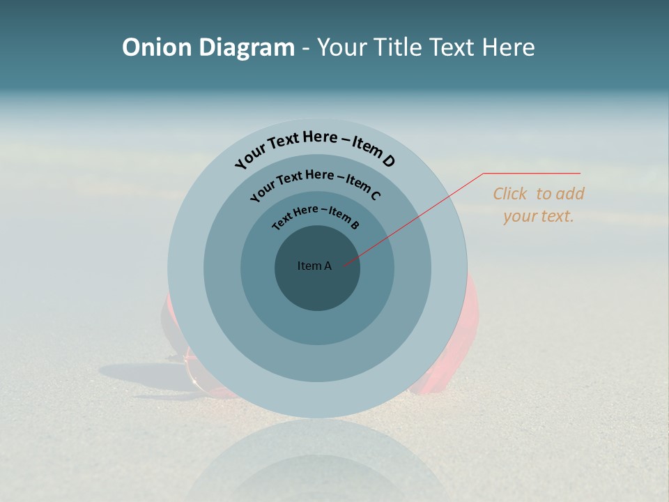 Big Island Glasses Red PowerPoint Template