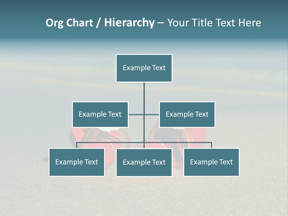 Big Island Glasses Red PowerPoint Template