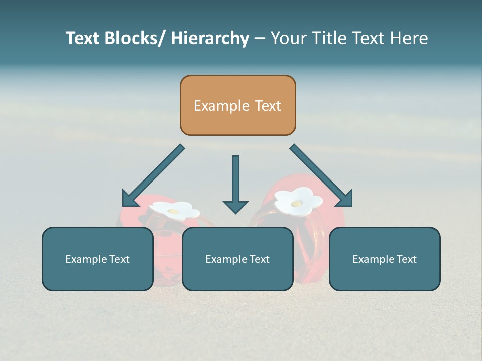 Big Island Glasses Red PowerPoint Template
