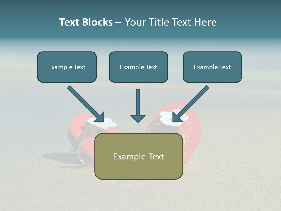 Big Island Glasses Red PowerPoint Template