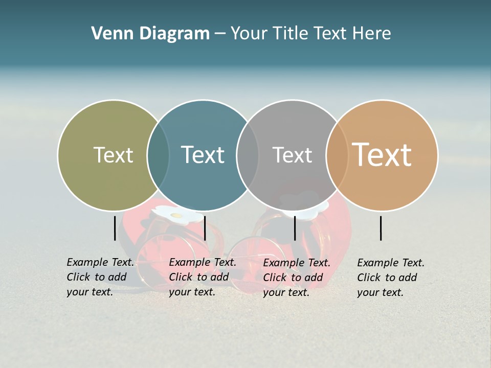 Big Island Glasses Red PowerPoint Template
