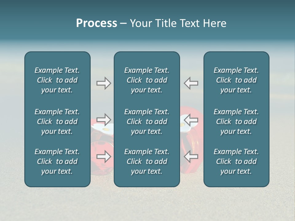 Big Island Glasses Red PowerPoint Template