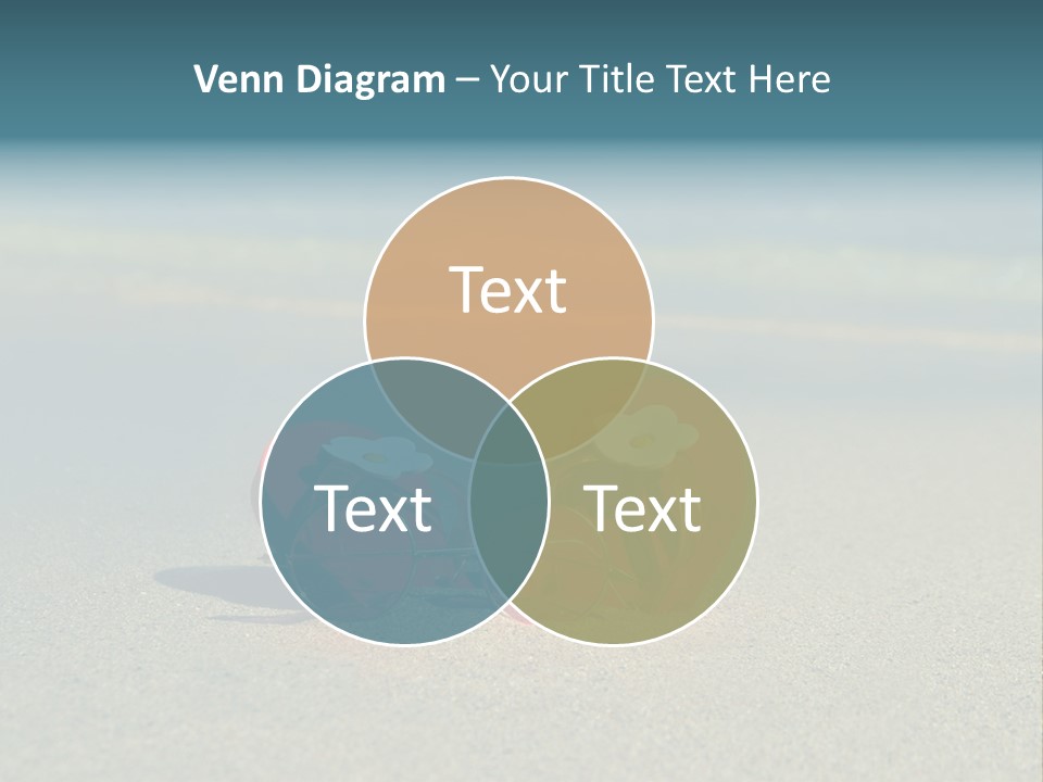 Big Island Glasses Red PowerPoint Template