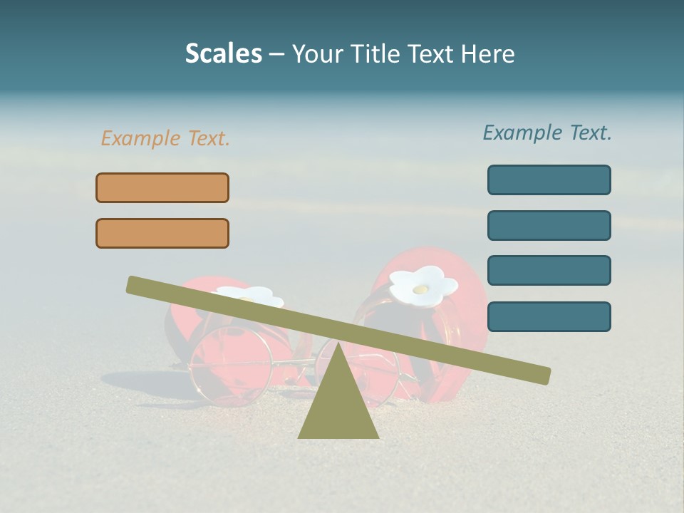 Big Island Glasses Red PowerPoint Template