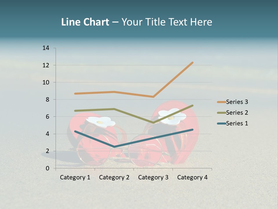 Big Island Glasses Red PowerPoint Template