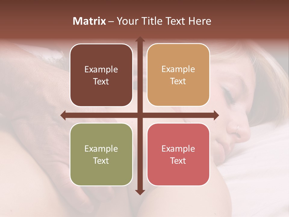 Pretty Female Girl PowerPoint Template