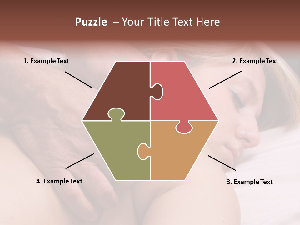 Pretty Female Girl PowerPoint Template