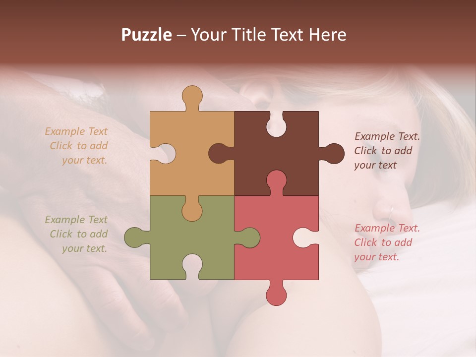 Pretty Female Girl PowerPoint Template