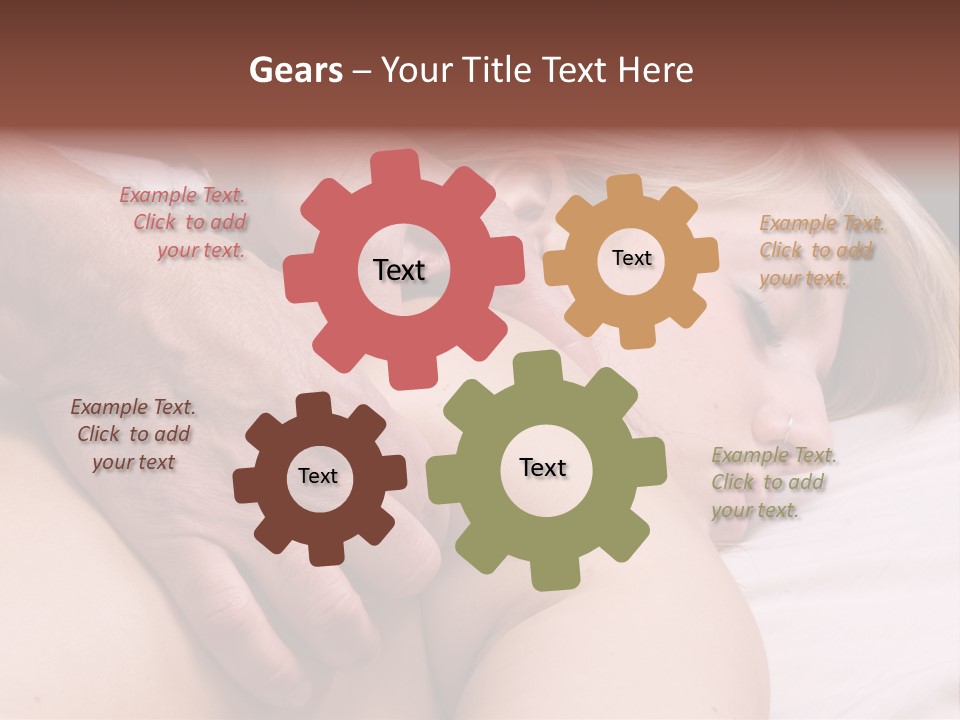 Pretty Female Girl PowerPoint Template