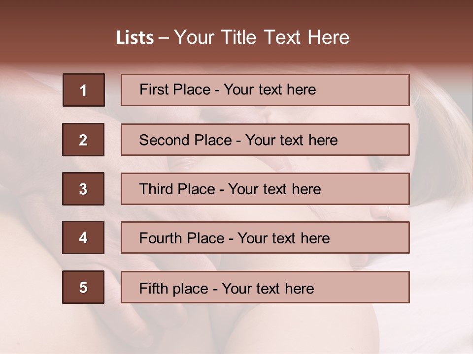 Pretty Female Girl PowerPoint Template