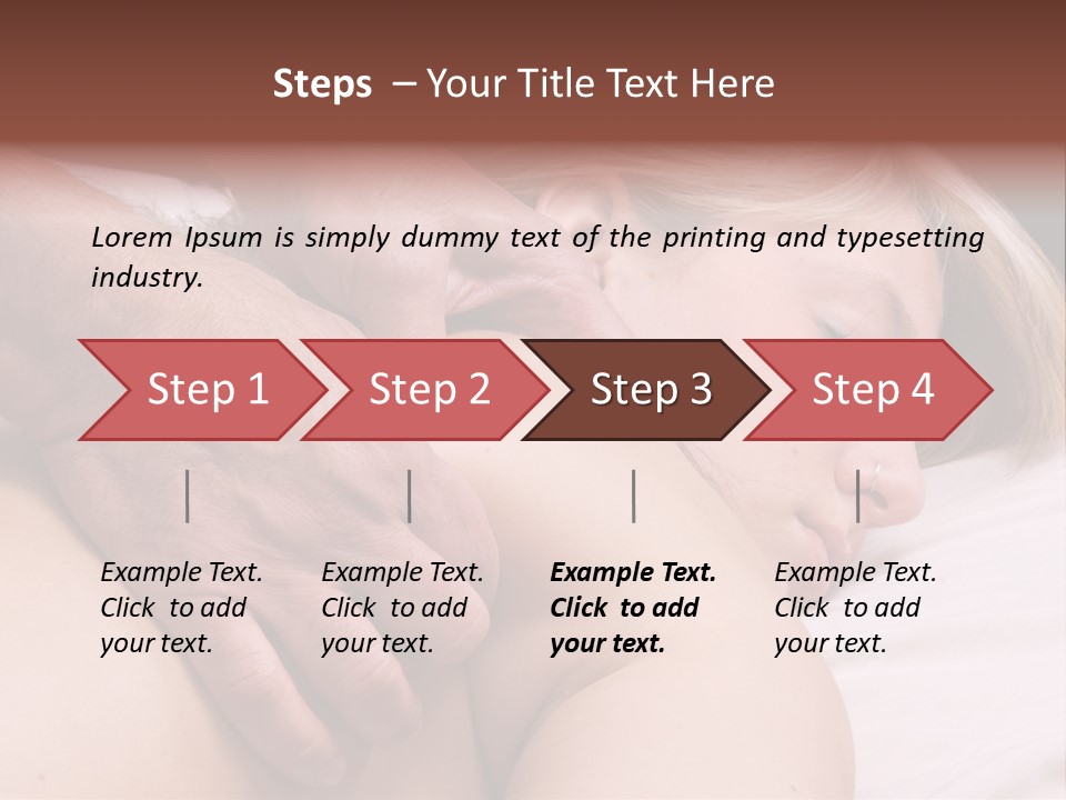 Pretty Female Girl PowerPoint Template