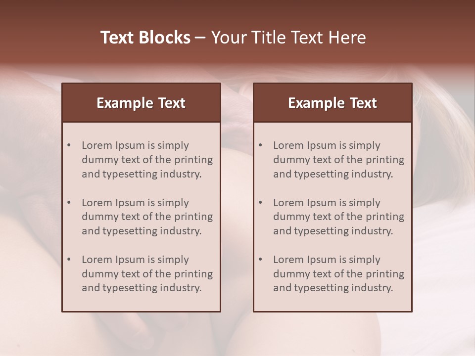 Pretty Female Girl PowerPoint Template