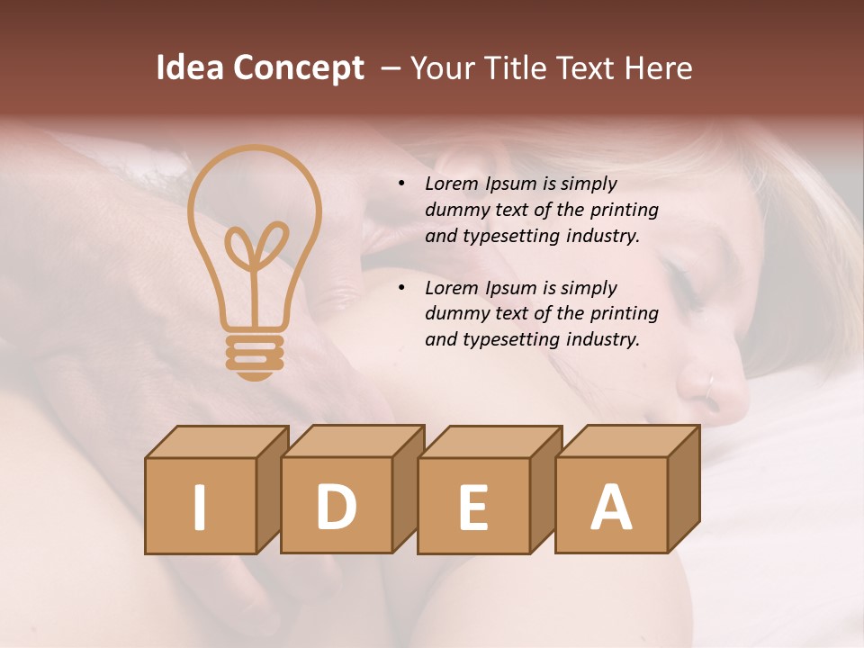 Pretty Female Girl PowerPoint Template