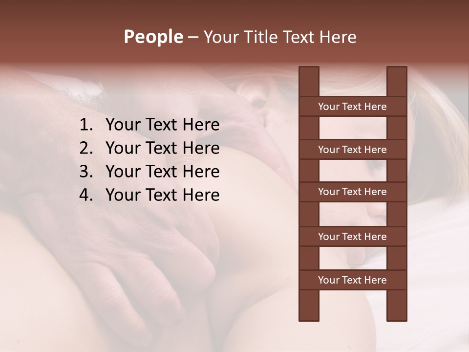 Pretty Female Girl PowerPoint Template