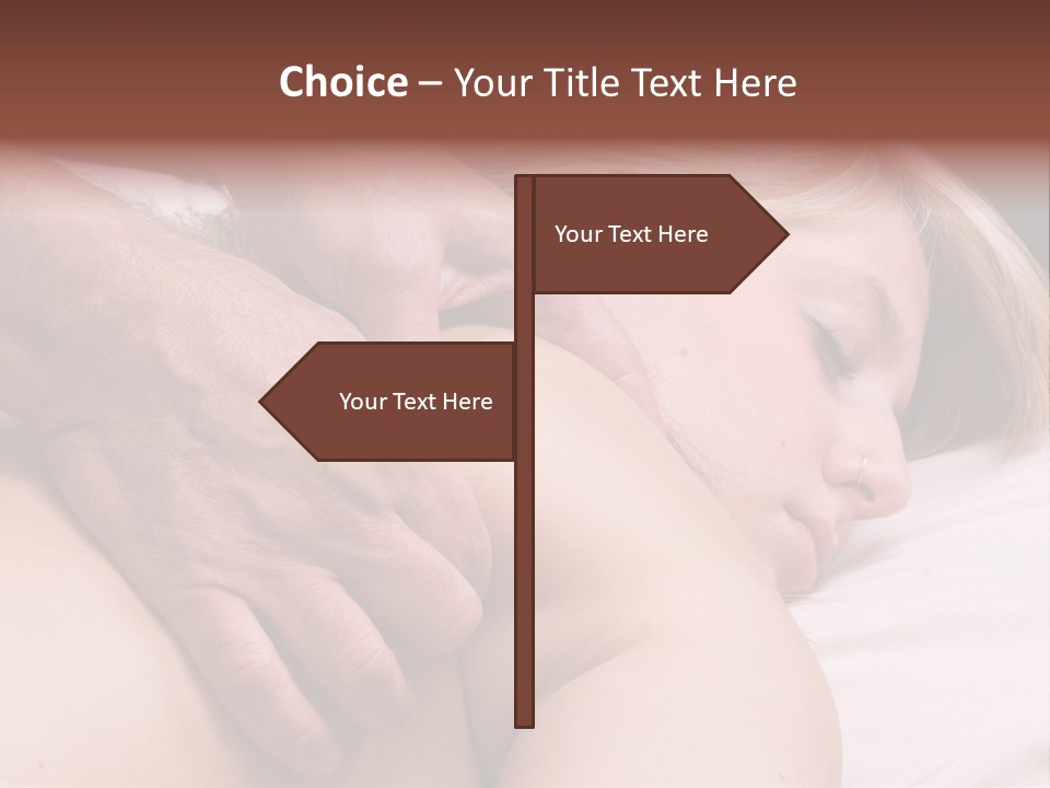 Pretty Female Girl PowerPoint Template