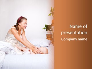 Cute Exercise Parenting PowerPoint Template