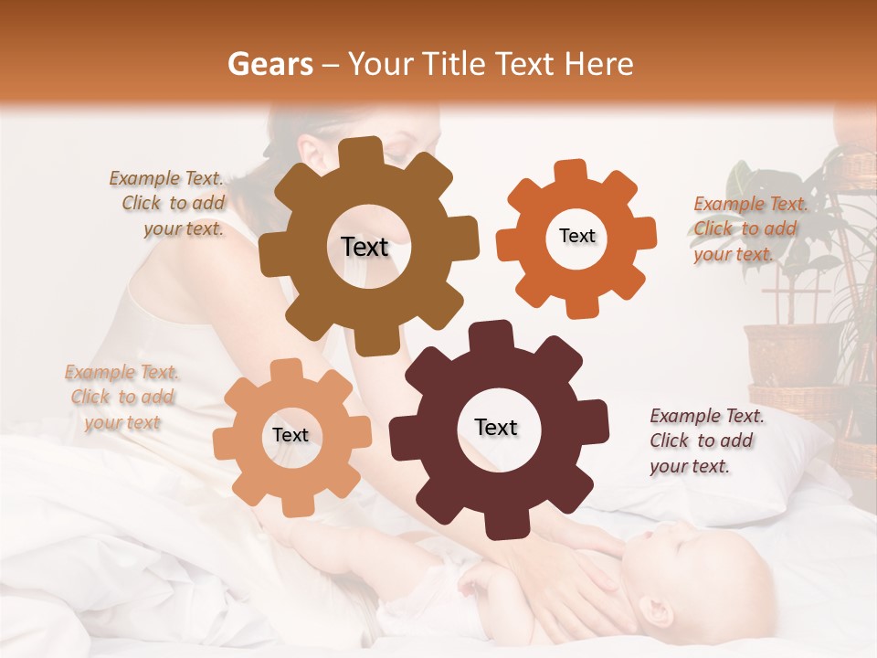 Cute Exercise Parenting PowerPoint Template