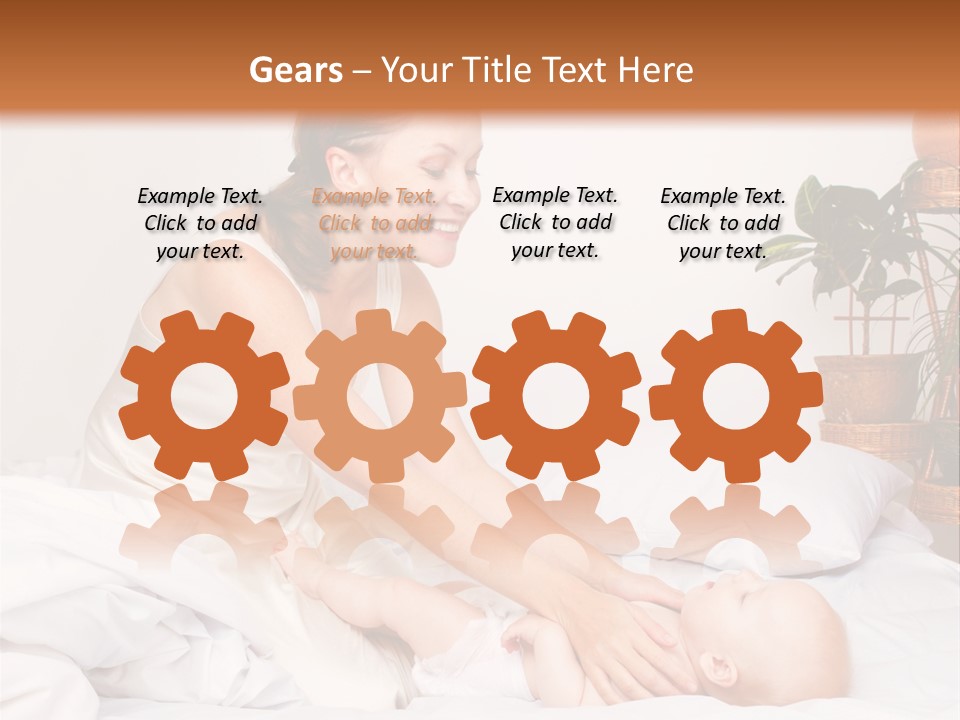 Cute Exercise Parenting PowerPoint Template