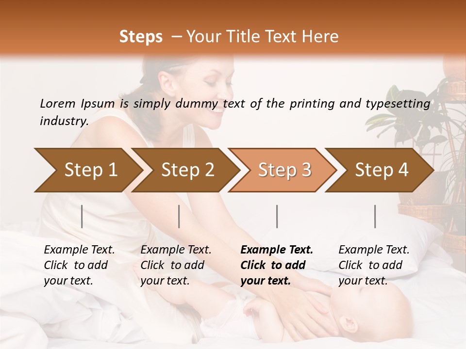 Cute Exercise Parenting PowerPoint Template