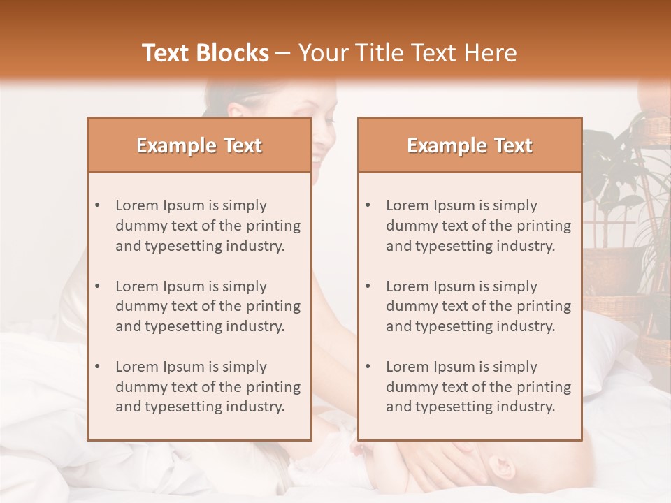 Cute Exercise Parenting PowerPoint Template