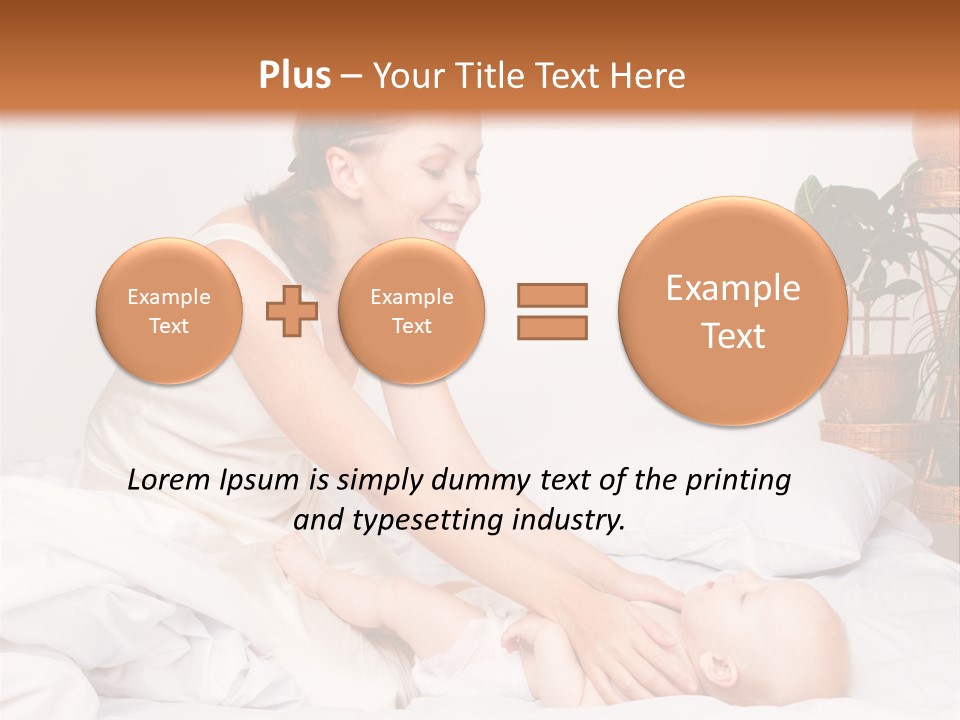 Cute Exercise Parenting PowerPoint Template