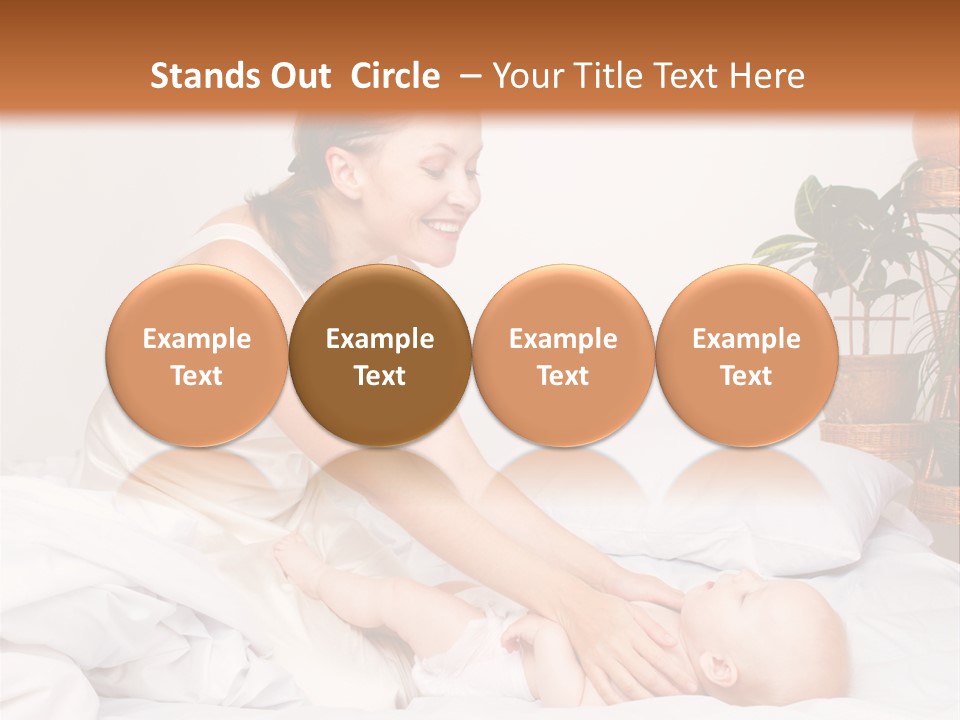 Cute Exercise Parenting PowerPoint Template