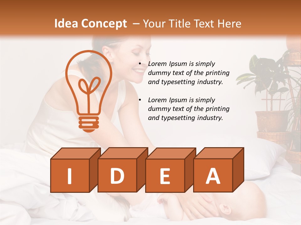 Cute Exercise Parenting PowerPoint Template