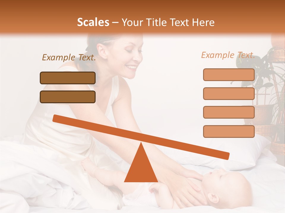 Cute Exercise Parenting PowerPoint Template