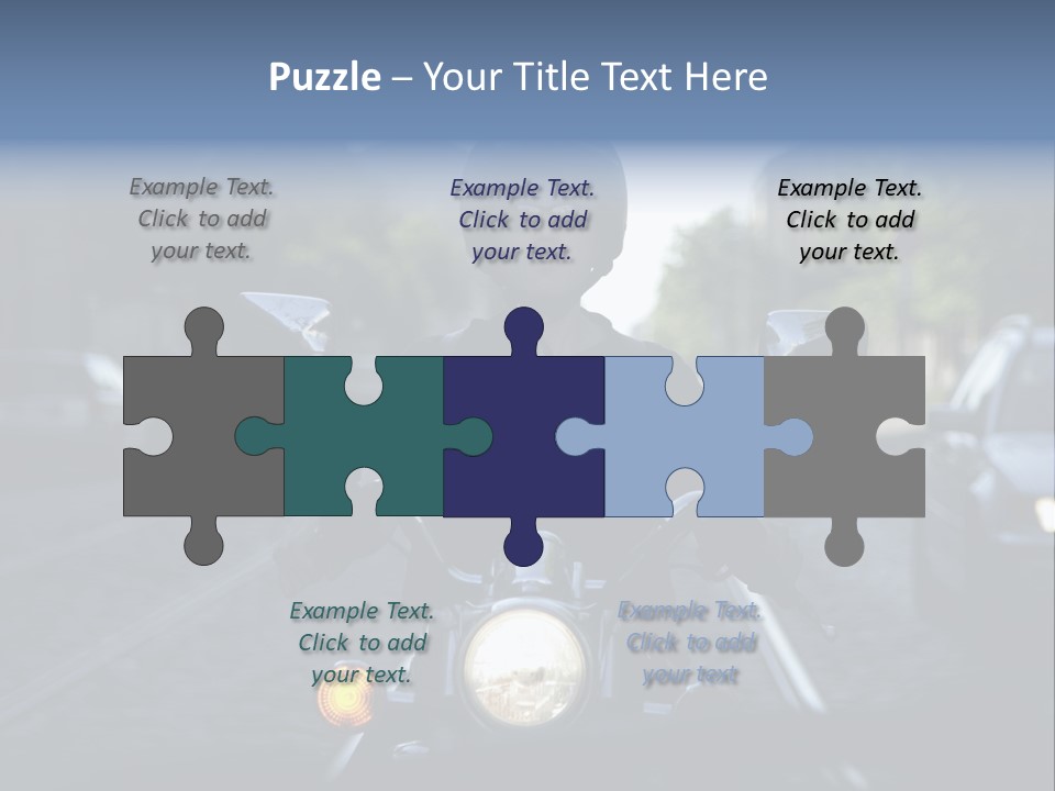 Ride Cycle Travel PowerPoint Template