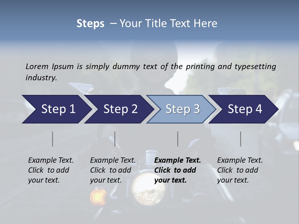 Ride Cycle Travel PowerPoint Template