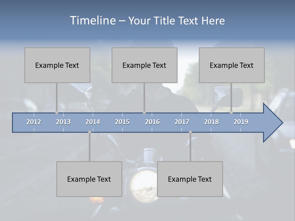 Ride Cycle Travel PowerPoint Template