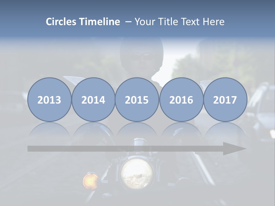 Ride Cycle Travel PowerPoint Template