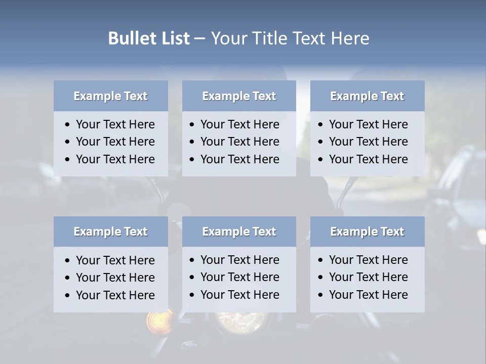 Ride Cycle Travel PowerPoint Template