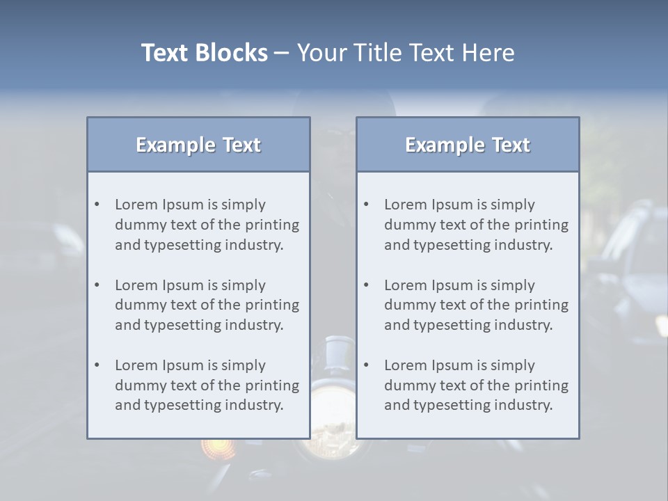 Ride Cycle Travel PowerPoint Template