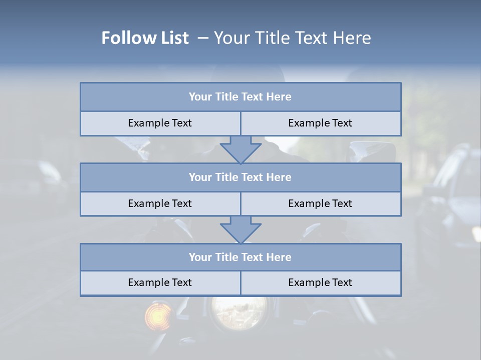 Ride Cycle Travel PowerPoint Template