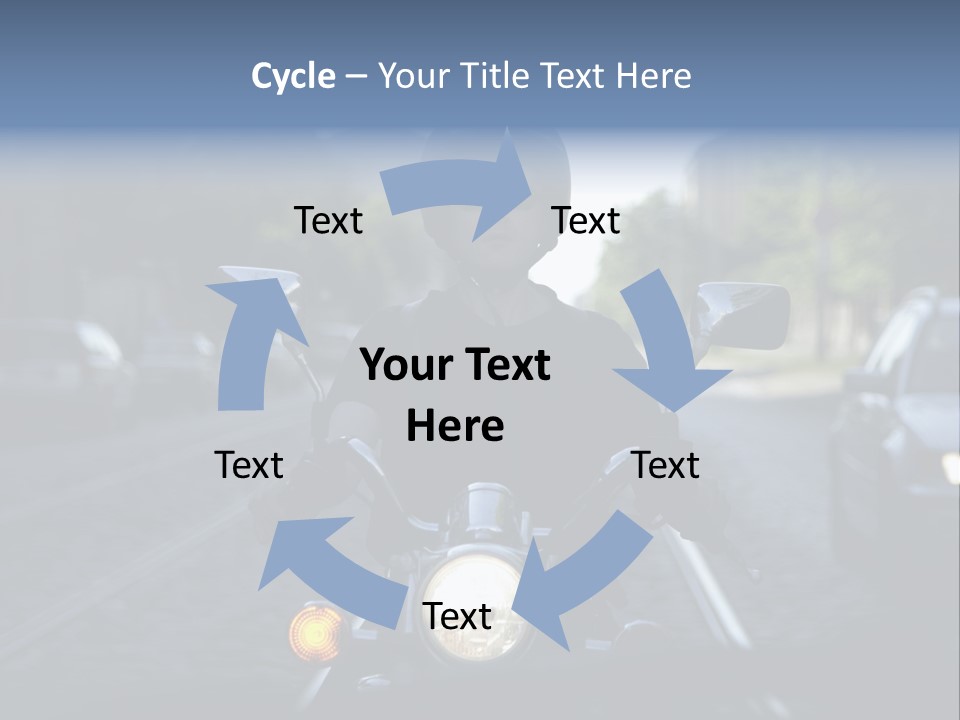Ride Cycle Travel PowerPoint Template